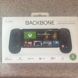 Black Mobile Gaming Controller for iPhone Brand New but open box. $100msrp